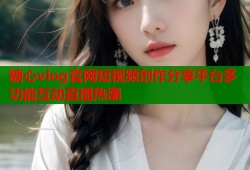 糖心vlog官网短视频创作分享平台多功能互动直播热潮