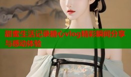 甜蜜生活记录糖心vlog精彩瞬间分享与感动体验