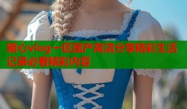 糖心vlog一区国产高清分享精彩生活记录必看精彩内容