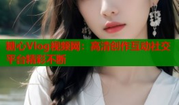 糖心Vlog视频网：高清创作互动社交平台精彩不断