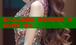 糖心vlog破解版：高清视频播放、剪辑与社交一体化