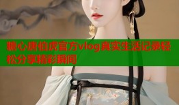 糖心唐伯虎官方vlog真实生活记录轻松分享精彩瞬间