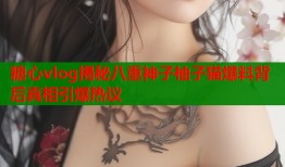 糖心vlog揭秘八重神子柚子猫爆料背后真相引爆热议