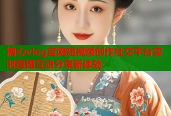 糖心vlog官网短视频创作社交平台实时直播互动分享新体验