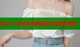 糖心vlog制片神器轻松打造爆款视频