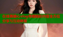 在线看糖心vlog传媒精彩内容全方位分享与互动体验