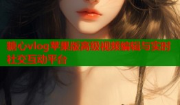 糖心vlog苹果版高级视频编辑与实时社交互动平台