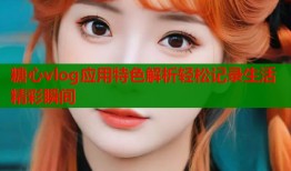 糖心vlog应用特色解析轻松记录生活精彩瞬间