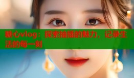 糖心vlog：探索抽插的魅力，记录生活的每一刻