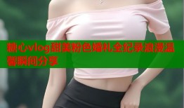 糖心vlog甜美粉色婚礼全纪录浪漫温馨瞬间分享