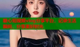 糖心短视频vlog分享平台，记录生活瞬间，分享美好时光