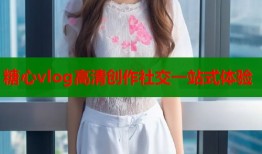 糖心vlog高清创作社交一站式体验