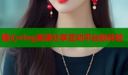 糖心vlog高清分享互动平台新体验