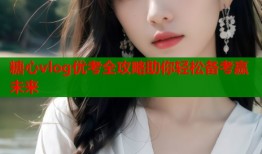 糖心vlog优考全攻略助你轻松备考赢未来
