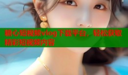 糖心短视频vlog下载平台，轻松获取精彩短视频内容