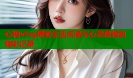 心糖vlog揭秘生活点滴与心灵感悟的精彩记录