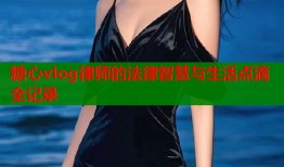糖心vlog律师的法律智慧与生活点滴全记录