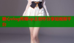 糖心vlog传媒up主创作分享短视频平台