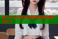 糖心vlog口罩女演员精彩演绎引爆抖音人气