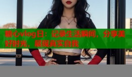糖心vlog日：记录生活瞬间，分享美好时光，展现真实自我