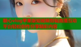 糖心vlog苹果版短视频剪辑直播互动平台轻松创作分享精彩内容
