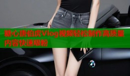 糖心唐伯虎Vlog视频轻松制作高质量内容快速吸粉