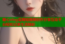糖心vlog官网短视频创作分享互动平台轻松记录生活精彩