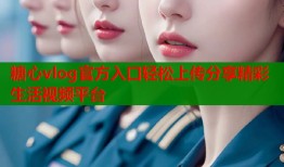 糖心vlog官方入口轻松上传分享精彩生活视频平台