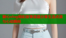 糖心vlog精彩故事连载分享生活点滴与心动瞬间
