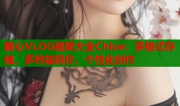 糖心VLOG视频大全Chloe：多格式存储、多终端同步、个性化创作