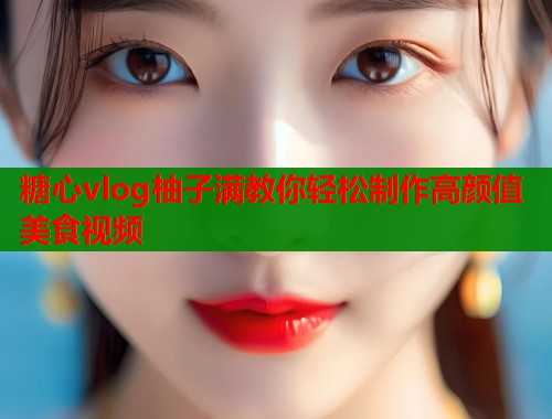 糖心vlog柚子满教你轻松制作高颜值美食视频