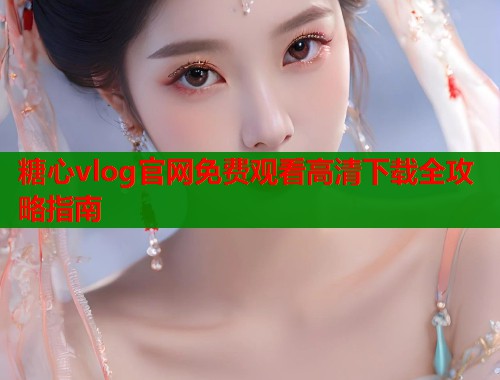 糖心vlog官网免费观看高清下载全攻略指南
