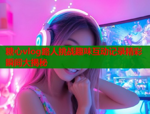糖心vlog路人挑战趣味互动记录精彩瞬间大揭秘